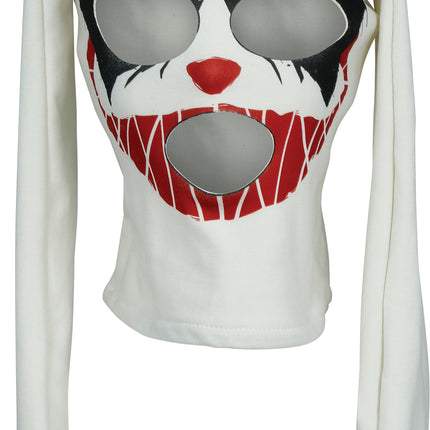 Halloween-mask: Vit kanin