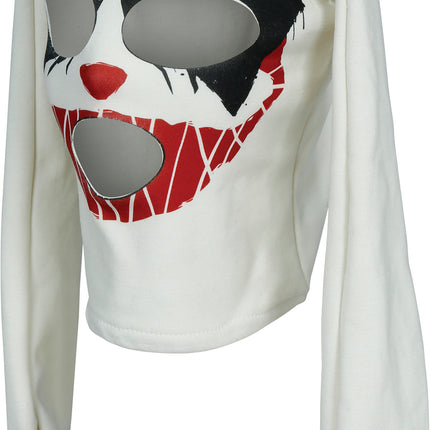 Halloween-mask: Vit kanin