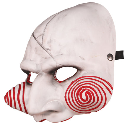 Halloween-mask, vit docka