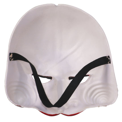 Halloween-mask, vit docka