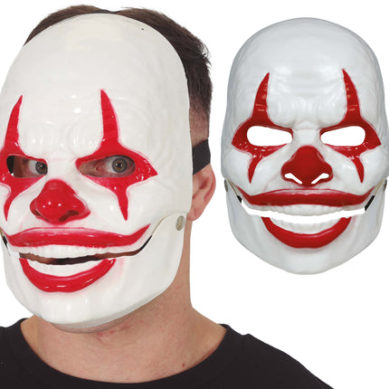 Röd mask – Leende clown