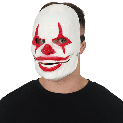 Röd mask – Leende clown