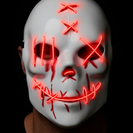 Halloween-mask ”Sinister” med belysning