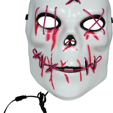 Halloween-mask ”Sinister” med belysning