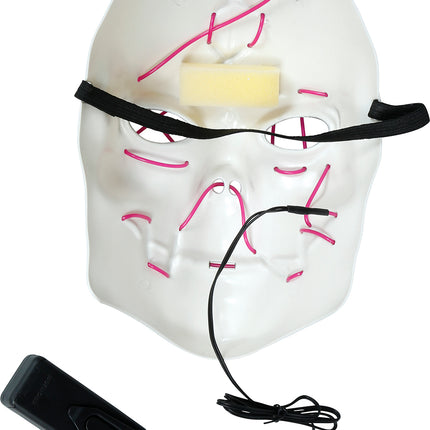 Halloween-mask ”Sinister” med belysning