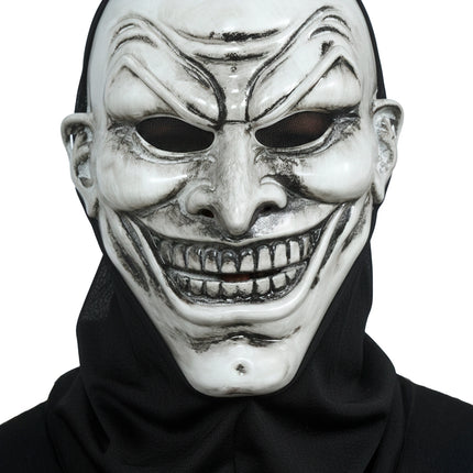 Halloween-mask, svart och vit, vampyr