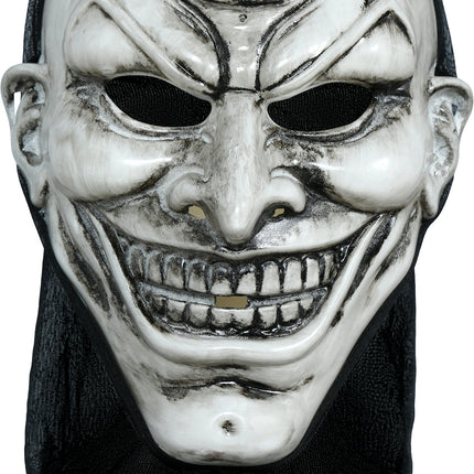 Halloween-mask, svart och vit, vampyr