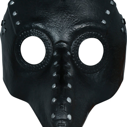 Halloween-mask – svart fågel