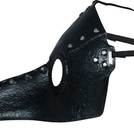 Halloween-mask – svart fågel