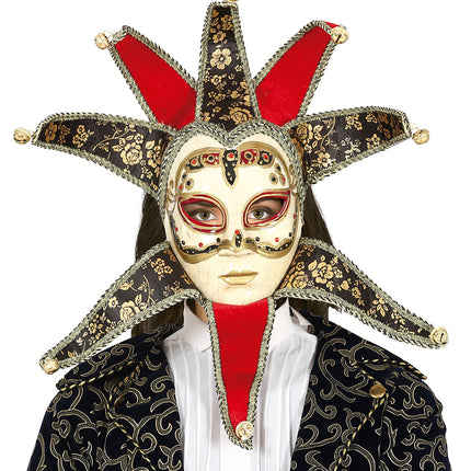 Red Mask Venitian Ladies