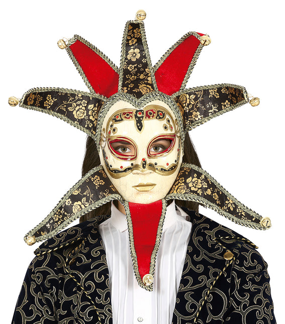 Red Mask Venitian Ladies