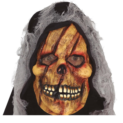 Gul Halloween Mask Skelett