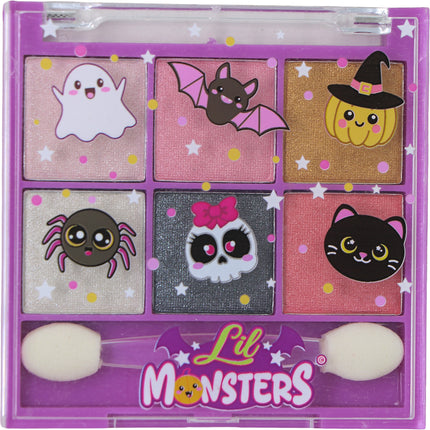 Halloween-sminkpalett, lila, för barn
