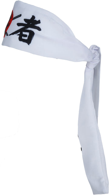 Karate pannband vit röd