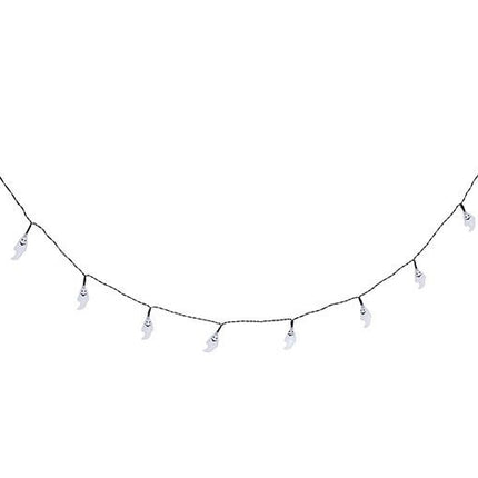 Halloween ljusgirlang LED Spöken 1,55m