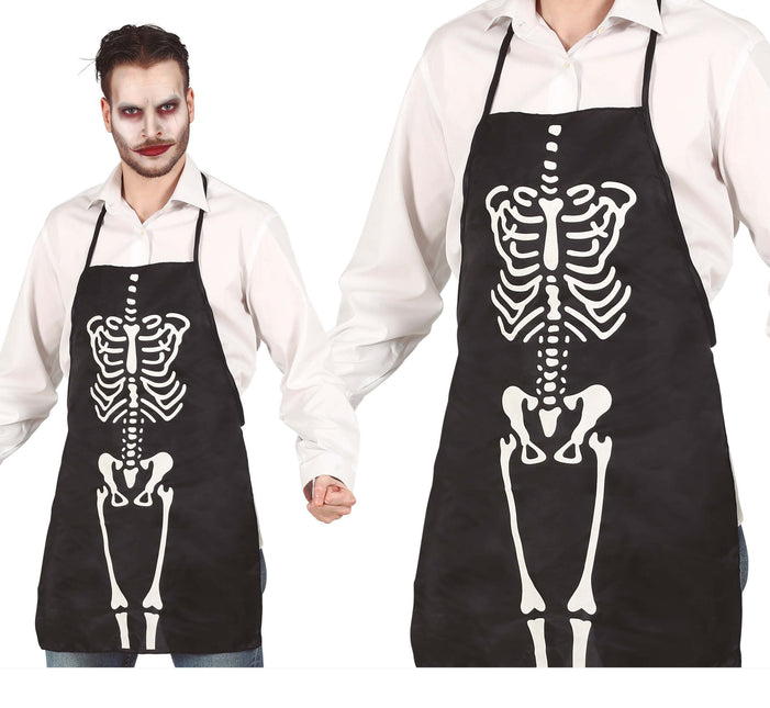 Halloween-förkläde Skelett