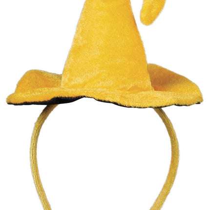 Orange Halloween hårband Häxhatt