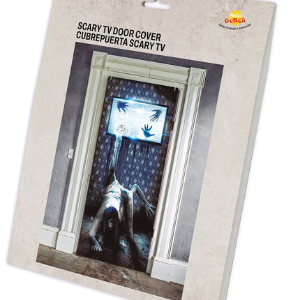 Halloween Dörraffisch Spöke 120cm x 47cm