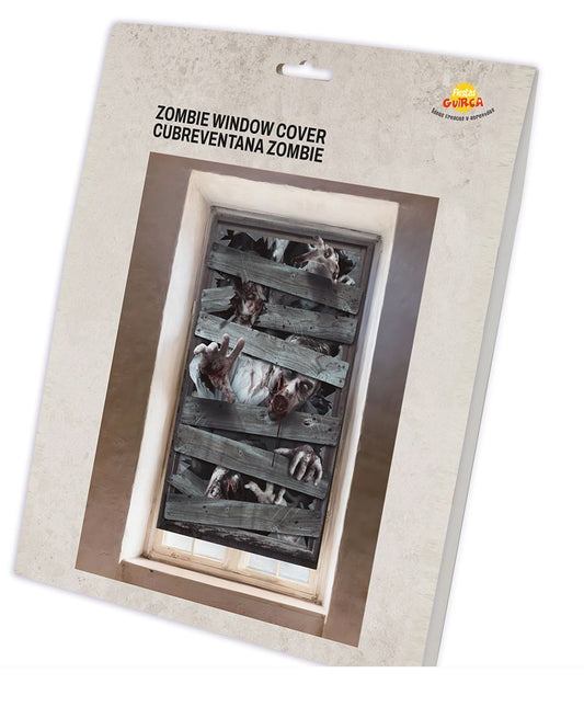 Halloween Fönsterdekoration Zombies
