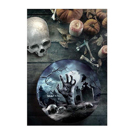 Halloween-skål kyrkogård 27cm