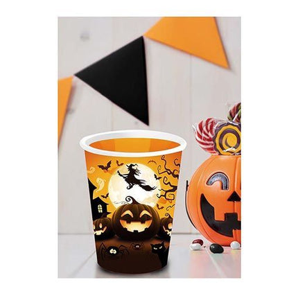 Halloween-muggar Pumpa 355ml 6st