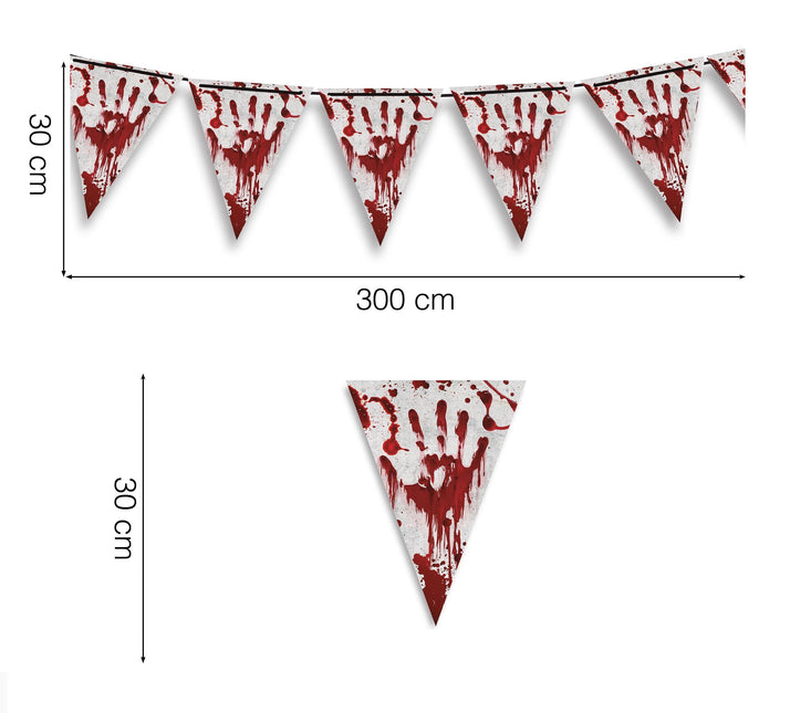 Halloween Girlande Blod 3m