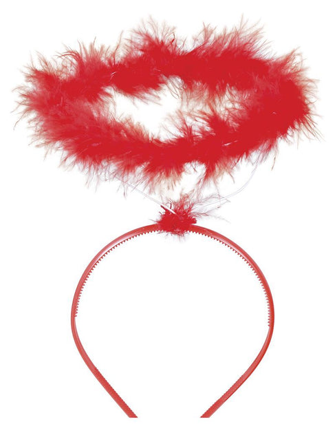Rött hårband ängel