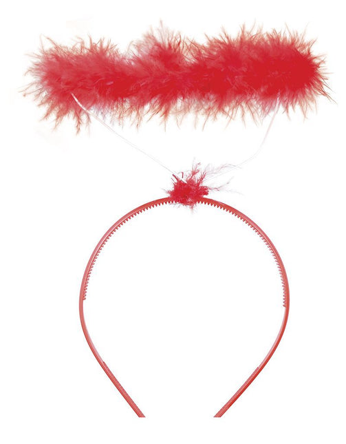 Rött hårband ängel