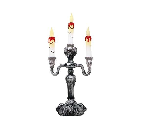 Halloween ljuskrona med ljus 40cm