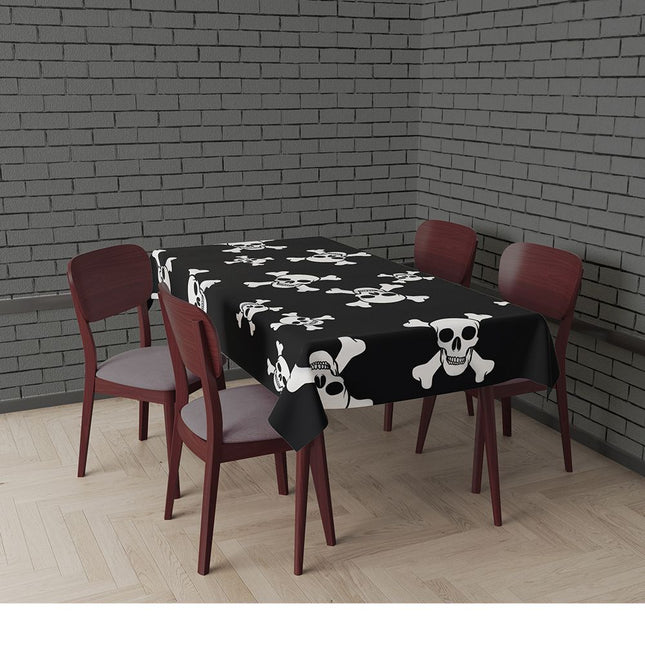 Halloween Bordsduk Dödskalle 2,74m