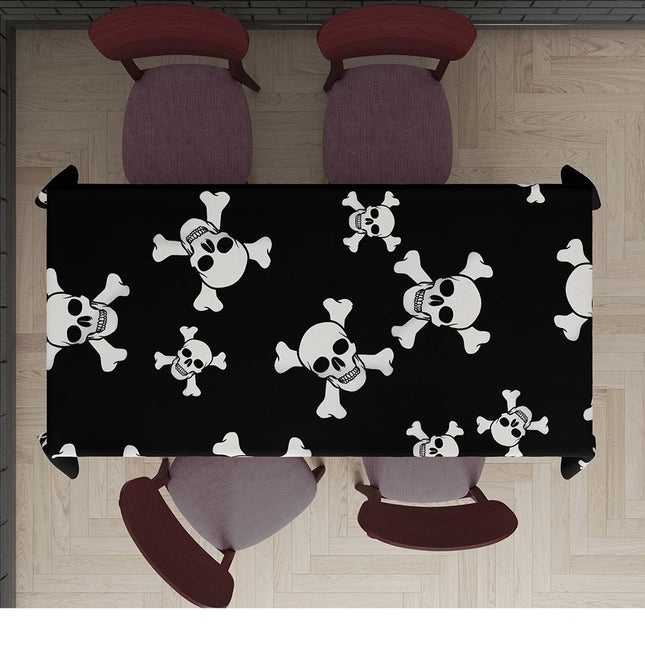 Halloween Bordsduk Dödskalle 2,74m