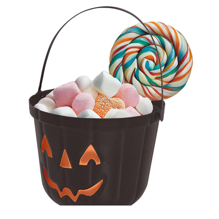 Svart Halloween godishink Pumpa 20cm