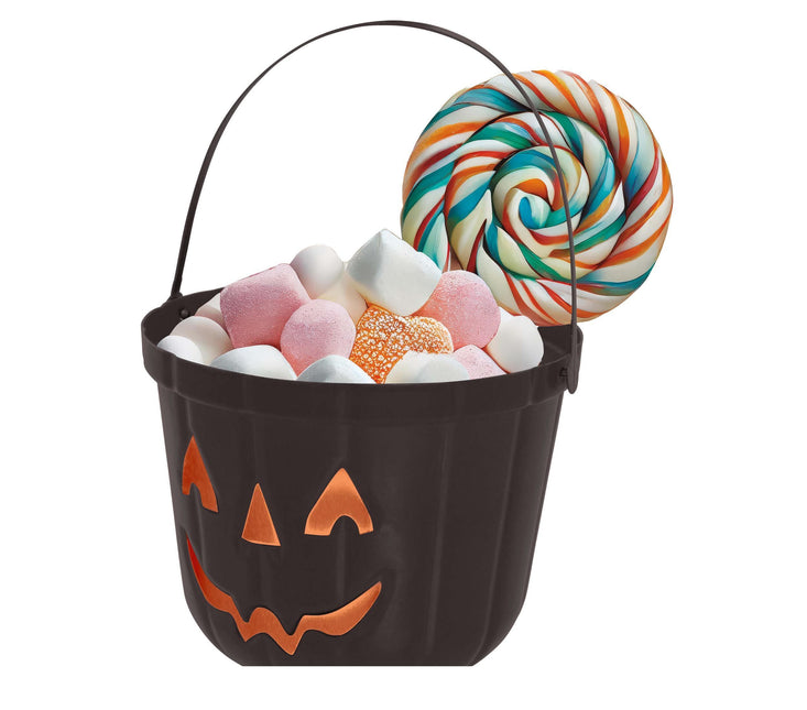 Svart Halloween godishink Pumpa 20cm