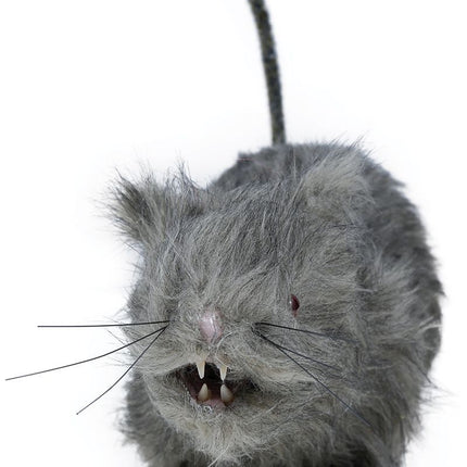 Falsk råtta med ljus 30 cm