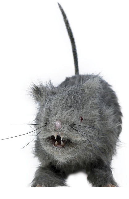 Falsk råtta med ljus 30 cm