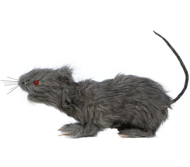 Falsk råtta med ljus 30 cm