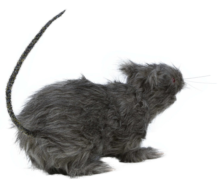 Falsk råtta med ljus 30 cm