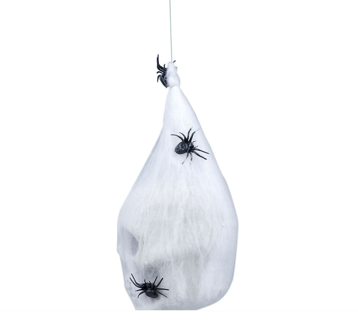 Halloween Dödskalle Spindelväv Väska 25cm