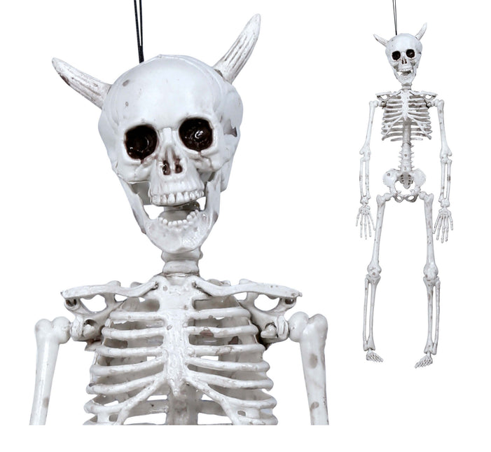 Halloween Hängande Dekoration Djävul Skelett 40cm