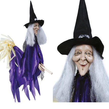 Halloween docka häxa 60cm