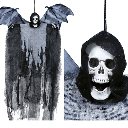 Halloween docka skelett med vingar 60cm