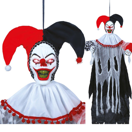 Halloween docka clown 1,2m