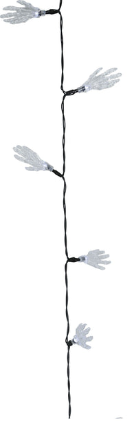 Halloween Ljusgirlang LED Skelett Hand 1.15m