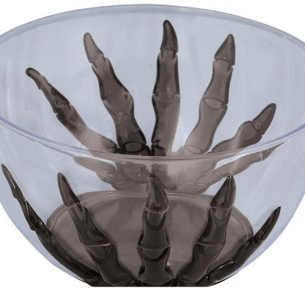 Halloween bordsdekoration Skelett handskål