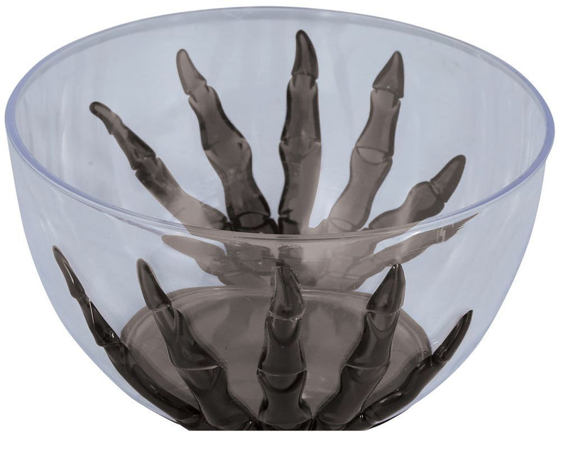 Halloween bordsdekoration Skelett handskål