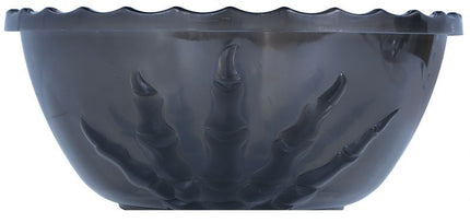 Svart Halloween-bordsdekoration Skelett Handskål