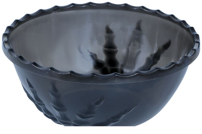 Svart Halloween-bordsdekoration Skelett Handskål