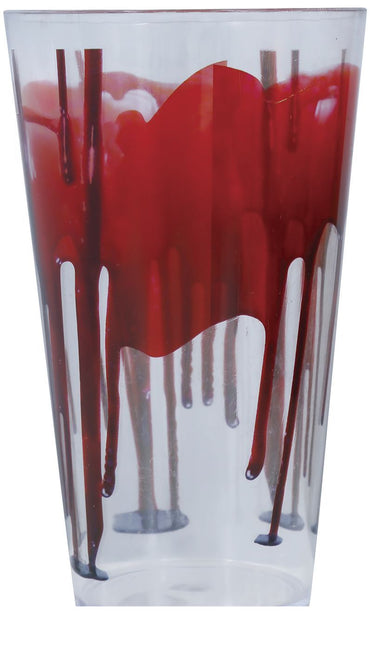 Halloween-glas med blod 15 cm