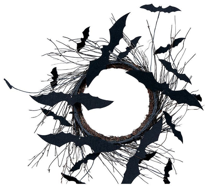 Halloween Kronfladdermöss 30 cm