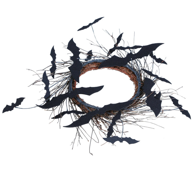 Halloween Kronfladdermöss 30 cm